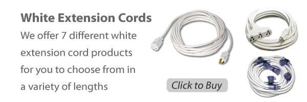 white extension cords
